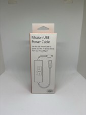 Mission Cables MC45 USB Power Cable for Amazon Fire TV picture