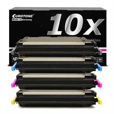 10x Eurotone per Cartridge Replaces HP C9730A-33A C9730A C9731A C9732A C9733A picture