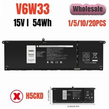 🔥LOT 20X V6W33 Battery for Dell Inspiron 15 5415 5510 5515 Latitude 13 3320 picture