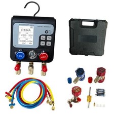 HVAC Digital Manifold Gauge Set - 3-in-1 AC Manifold for Refrigerant Charging, picture