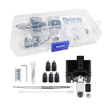 Bambu Lab X1/X1C Hotend Assembly with 5 Hardened Steel Nozzles and Tools picture