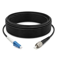 UPC LC-SC/FC Fiber Optic Patch Cord Black Simplex Singlemode Armored TPU 3M-40M picture