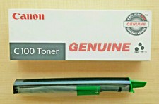Genuine OEM Canon C100 Black Toner Cartridges, 1369A003AA (F41-7301-700), 105g  picture