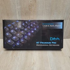 Deck 87 Francium Pro Gaming Keyboard N Key Rollover Illumination Mechanical USB picture