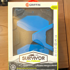 Griffin Survivor All-Terrain Rugged Case Stand Blue/Black iPad mini 2/3/4 picture