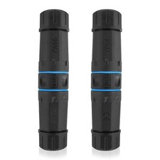 2pcs RJ45 Coupler Waterproof Connector IP68 Shielded Cat6 Ethernet LAN Adapter picture