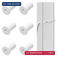 6 Pcs 3/4 Inch Cable Grommets for Starlink, White Silicone Wall Cable Pass Throu picture