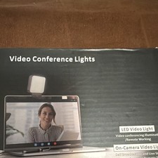 LED Video Conference Light – Tested – Lightly Used – Clip-On for Laptop/Monitor picture