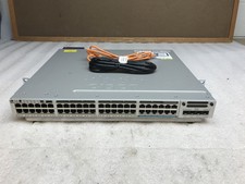 Cisco WS-C3850-12X48U-S 48-Port UPoE 10G Switch Dual PSU NM-2-10G Tested picture