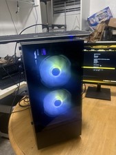 Custom Made Gaming PC Intel Core I3-10100 8GB No SSD No OS RGB Case Lights picture