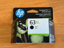 HP Genuine 63XL Black Ink Cartridge Warranty Ends Aug 2023 Sealed New picture