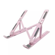 2 Pack Adjustable Laptop Stand Foldable Portable Riser for Notebook Tablet picture