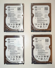 (Lot of 4) Seagate Laptop Thin HDD 500GB ST500LM021 ~50K Power On Hours picture