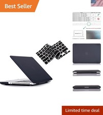 Comprehensive Protection: Black Hard Case & Keyboard Cover for MacBook Pro A1278 picture