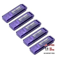 Micro Center SuperSpeed 5 Pack 64GB USB 3.0 Flash Drive Gum Size Blue - 64GB x5 picture