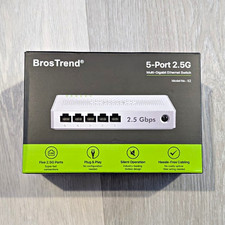 BrosTrend S2 5-Port 2.5G Ethernet Switch Unmanaged Layer 2 RJ-45 picture