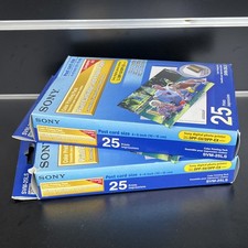 (2) Sony SVM-25LS PHOTO PAPER 25  Prints 4