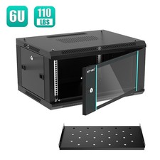 MT-VIKI 6U Wall Mount Server Cabinet Network Rack 17.7'' Deep for 19'' Equipment picture