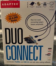 Adaptec Duo Connect PCI Card - 3 USB 2.0 Ports & 2 FireWire 400 Ports - New picture