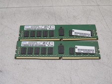 Lot of 2 Samsung 8GB DDR4-2400 ECC RDIMM 16GB M393A1G40DB1-CRC0Q picture