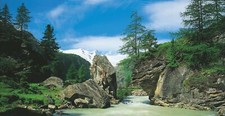 Landscape river bridge austria Custom Gaming Mat Desk picture