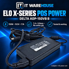 Delta ADP-150VB B 19.5V 7.7A 150W Elo X-Series POS AC Adapter 7.4mm W/ Cord picture