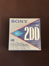 Vintage Sony MFD-2DD 3.5in 720KB 2DD Floppy Disks 10 Pack IBM Brand NEW Sealed. picture