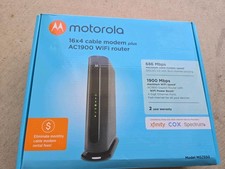 Motorola MG7550 (16x4) Cable Modem + AC1900 Wi-Fi Router Combo DOCSIS 3.0 NOB picture