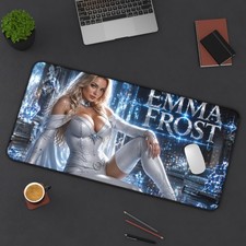 Emma Frost Gaming Mouse Pad, Extended Desk Mat, PC Setup, Gamer Gift picture
