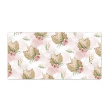 Easy Clean PC Desk Modern Table Mouse Pad Laptop Mat Floral Composition 90x45 picture