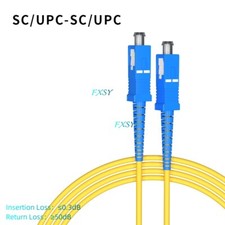 20m 30m 40m 50m 100m SC/UPC to SC/UPC Single Mode Simplex Fiber Optic Patch Cord picture