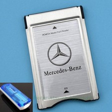 Genuine PCMCIA TO SD SDHC PC CARD Adapter + USB 2.0 Reader for Mercedes-Benz HOT picture