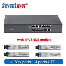 HIOSO EPON OLT 4PON Ports FTTH CATV GEPON OLT  Fiber Optic High Quality 1.25G pr picture