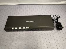  IOGear 8-Port USB dual-link DVI KVM Switch with VGA Support GCS1208 W/ AC  picture