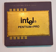 Vintage Intel Pentium Pro 200 MHz 256K Socket 8 CPU KB80521EX200 SY040 Rare picture