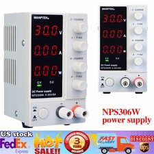 0-30V 0-6A Lab DC Bench Power Supply Variable Linear Adjustable Power Supply US picture