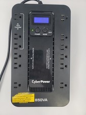 CyberPower EC850LCD Ecologic 850VA 510W UPS Battery Backup 12 Outlet LCD picture