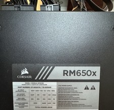 Corsair RMX RM650x Modular ATX Power Supply PSU 650W 80+ Gold picture