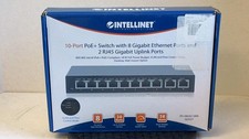 Intellinet 562027 IPS-08G02-58W 10-Port PoE+ Switch *READ NO POWER SUPPLY picture