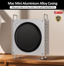 Mac Mini M4 M4 Pro Aluminum Alloy Vertical PC Casing Cooling Stand For Apple USA picture
