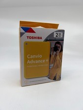 Toshiba Canvio Advance Plus 2TB Portable External Hard Drive Yellow, New Sealed picture