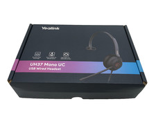 NEW   Yealink UH37-MONO-UC Yealink USB Wired Headset Part Number 1308108 picture