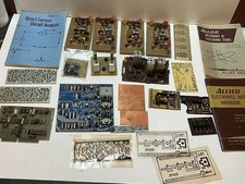 Vintage 1960s computer handmade? circuit boards, projects, parts, Allied books picture