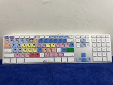 Apple A1243 Logic Keyboard For MediaComposer Wired Keyboard USB Missing Caps picture