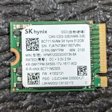 M2 2230 SK Hynix BC511 BC711 512GB SSD NVMe PCIe M.2 2230 Solid State Drive picture