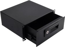 10inch 2U Rack Mount Lockable Drawer, 7.87inch Depth Server Cabinet Case 10 I... picture