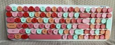 MOFii Keyboard Candy BT 100 Key Bluetooth Fashion White Mixed Color Retro Keycap picture