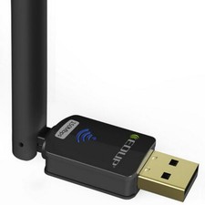 USB 2.0 Wireless N Network Ethernet Adapter WiFi Cordless 150Mbps w Antenna picture