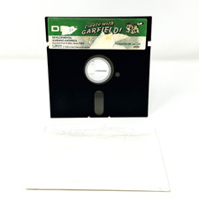 Create with Garfield Commodore 64 128 DLM 1986 5.25 Floppy Disk Sleeve Vintage picture