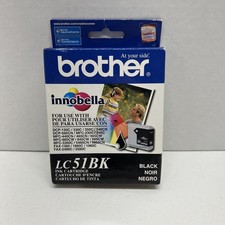 Brother Model LC51BK Black Ink Cartridge Genuine OEM - Expires 12/2012 picture
